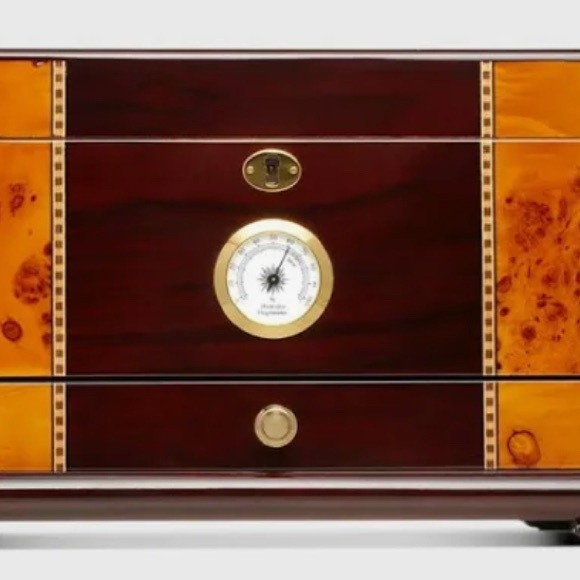 Rosewood Solana Cigar Humidor Spanish Cedar Interior - Picture 2 of 15